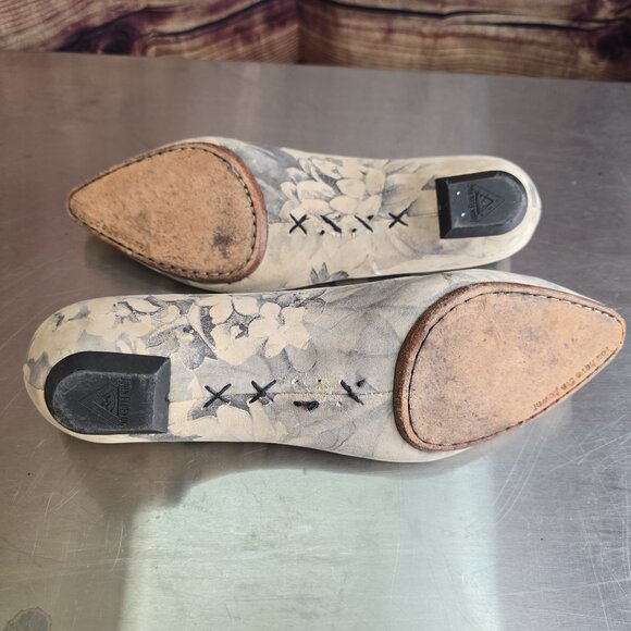 Fluevog Power Floral slip-on shoe (Water Family) W 10.5 - Picture 5 of 8